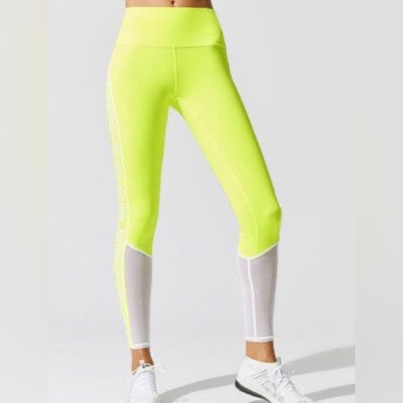 ALO Yoga Pants - Alo yoga High Waisted Trainer Mesh-Inset Leggings, Size M